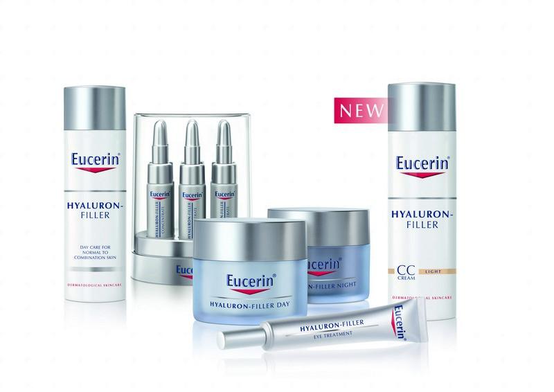 Eucerin® HYALURON-FILLER CC Cream brings color to the success ful Hyaluron-Filler formula for effective anti-aging day care
